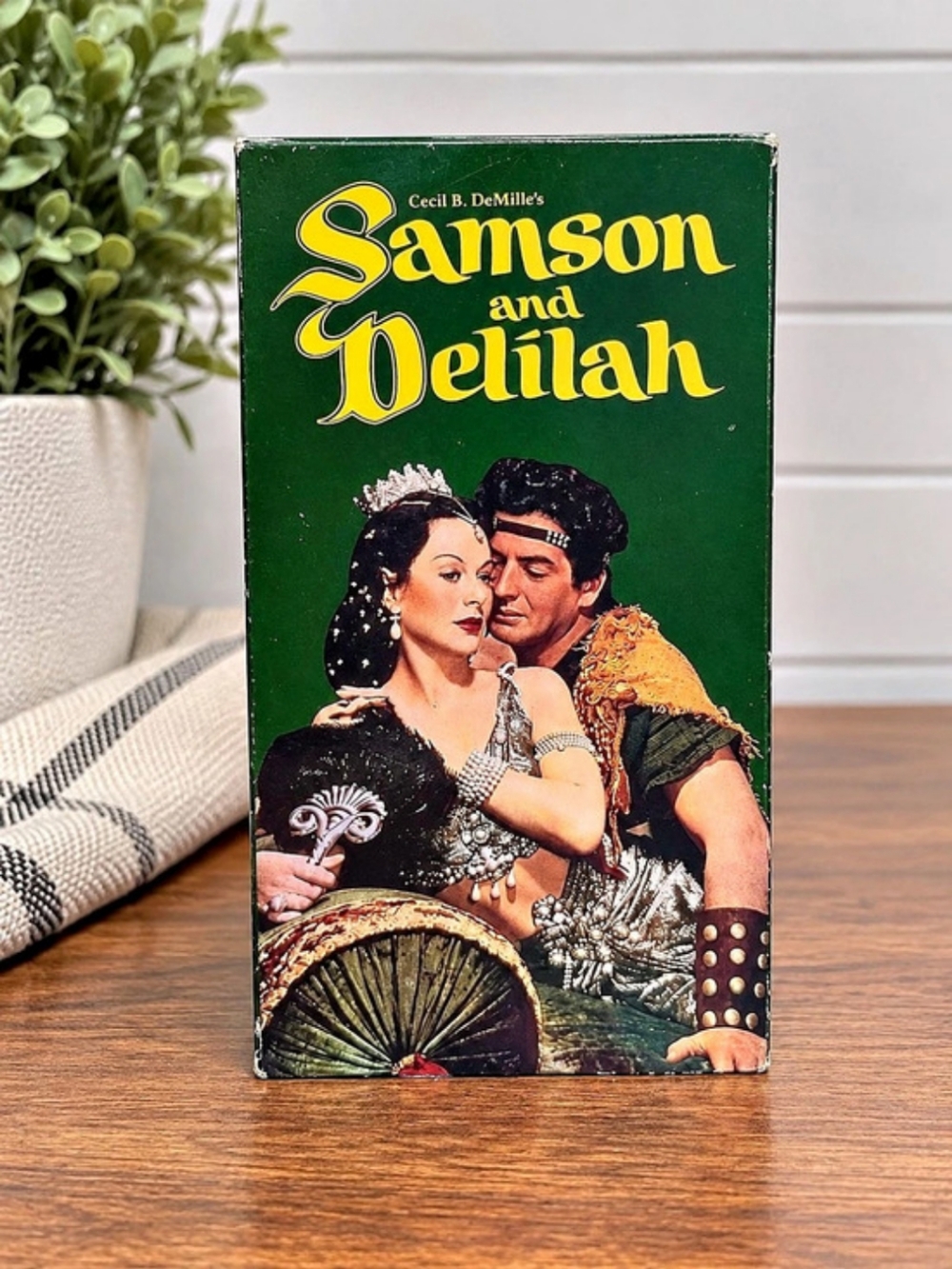 Vintage Samson and Delilah VHS Tape Cecil B. DeMille Classic Film
